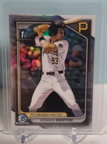 New Listing2024 Bowman Draft Chrome 1st Refractor Konnor Griffin #BDC-22 Pittsburgh Pirates