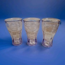 Steak n Shake Glasses 11 oz Plastic Shake Drink Lot of 3 Vintage