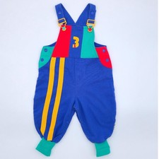 Vintage Gymboree 1995 "Play Sports" Rainbow Tag Jumper Size 6-12 Months