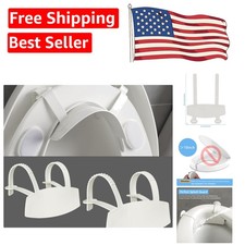 Effortless Install Toilet Splash Guard  Pee Deflector   2-Pack for Cleanliness
