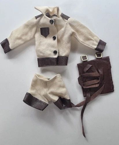 Vintage Ken Doll Outfit 1960s Hong Kong Jacket Shorts Backpack Mattel Barbie Ken