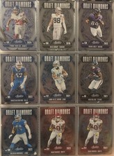 Draft Diamonds 2025 NFL 9 Card Lot (ALL CARDS OPENED 3/13/26) St. Brown, Crosby.