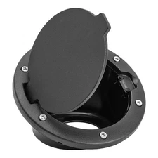 Car Fuel Filler Door Cover Gas Tank Cap For 2007-2018 Jeep Wrangler JK Unlimited