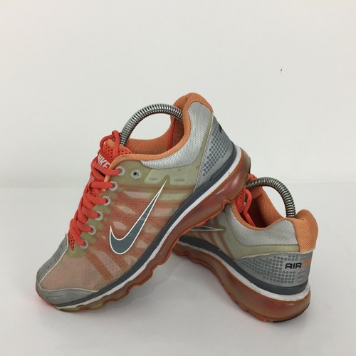 Nike Air Max Plus 2009 Orange Fabric Sneaker Trainer Women UK 4.5 Eur 38 - Picture 9 of 12