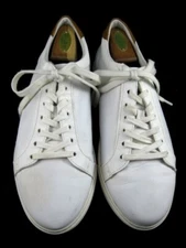 Allen Edmonds "COURTSIDE" Men's Derby Leather Dress Sneakers 9.5 EEE White(537N)