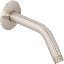 6 Inch Shower Arm And Flange (Aqua Elegante) - Brushed Nickel