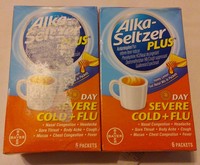 Alka-seltzer Plus Severe Cold And Flu Day Powder, 12 Count, 2 Pack Alka-seltzer Plus Severe Cold And Flu Day Powder, 12 Count, 2 Pack