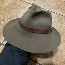 Vintage 1980’s BANANA REPUBLIC Safari Fedora Fur Felt Hat Size Small Made In USA