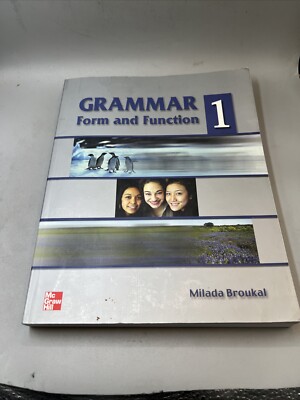 Grammar Form and Function 1 SB by Milada Broukal (2003, Trade Paperback)