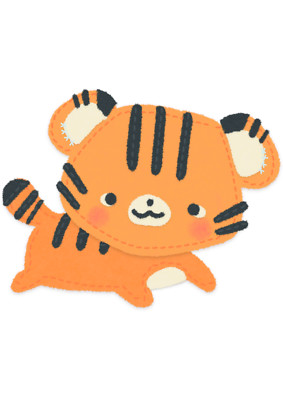 Sticker Tiger Aufkleber