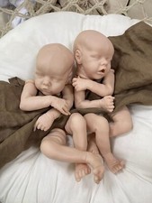 Kits de muñeca bebé renacida doble A B de 17" vinilo suave piezas sin terminar juguete hágalo usted mismo sin pintar