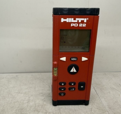 Hilti PD-22 Laser Range Meter Measuring Distance Tool With Hilti PD-22 Laser Range Meter Measuring Distance Tool With