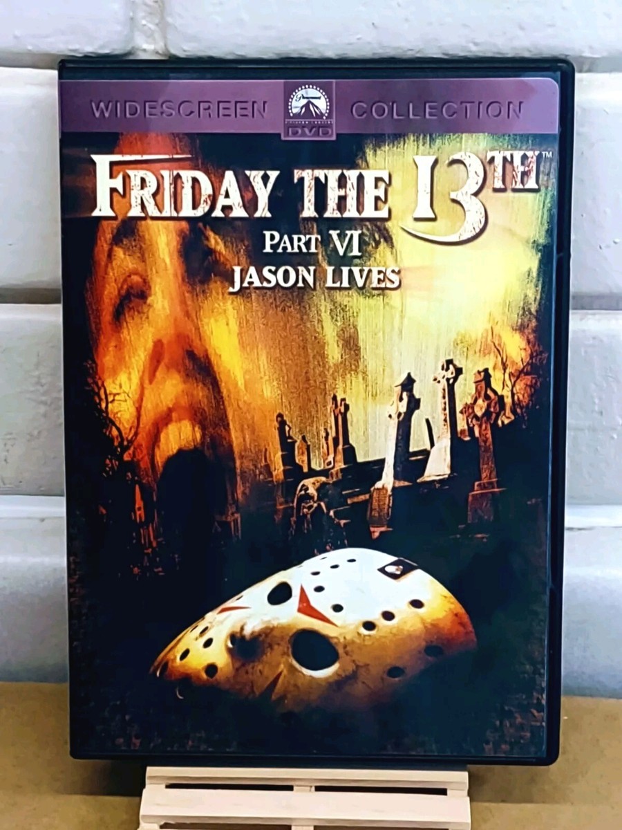 FRIDAY THE 13TH PART VI JASON LIVES - DVD (1986) (ORIGINAL