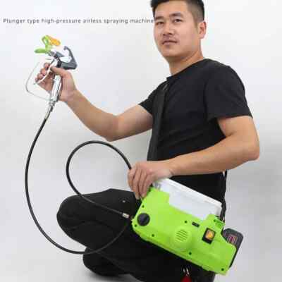 Paint High-pressure Backpack Li-tion Battery Wall Airless Spraying Machine