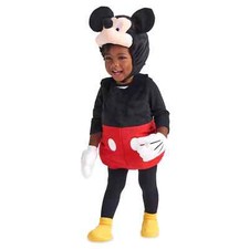 NWT, Disney Store Mickey Mouse Plush Baby Costume Halloween Toddler Dress Up