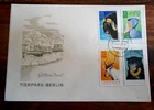 ANIMALS 1970 FDC cover DDR GDR East Germany, Bear, Shoebill, Antilope, ZOO