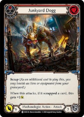 JUNKYARD DOGG (RED) X3 *FAB BRIGHT LIGHTS*