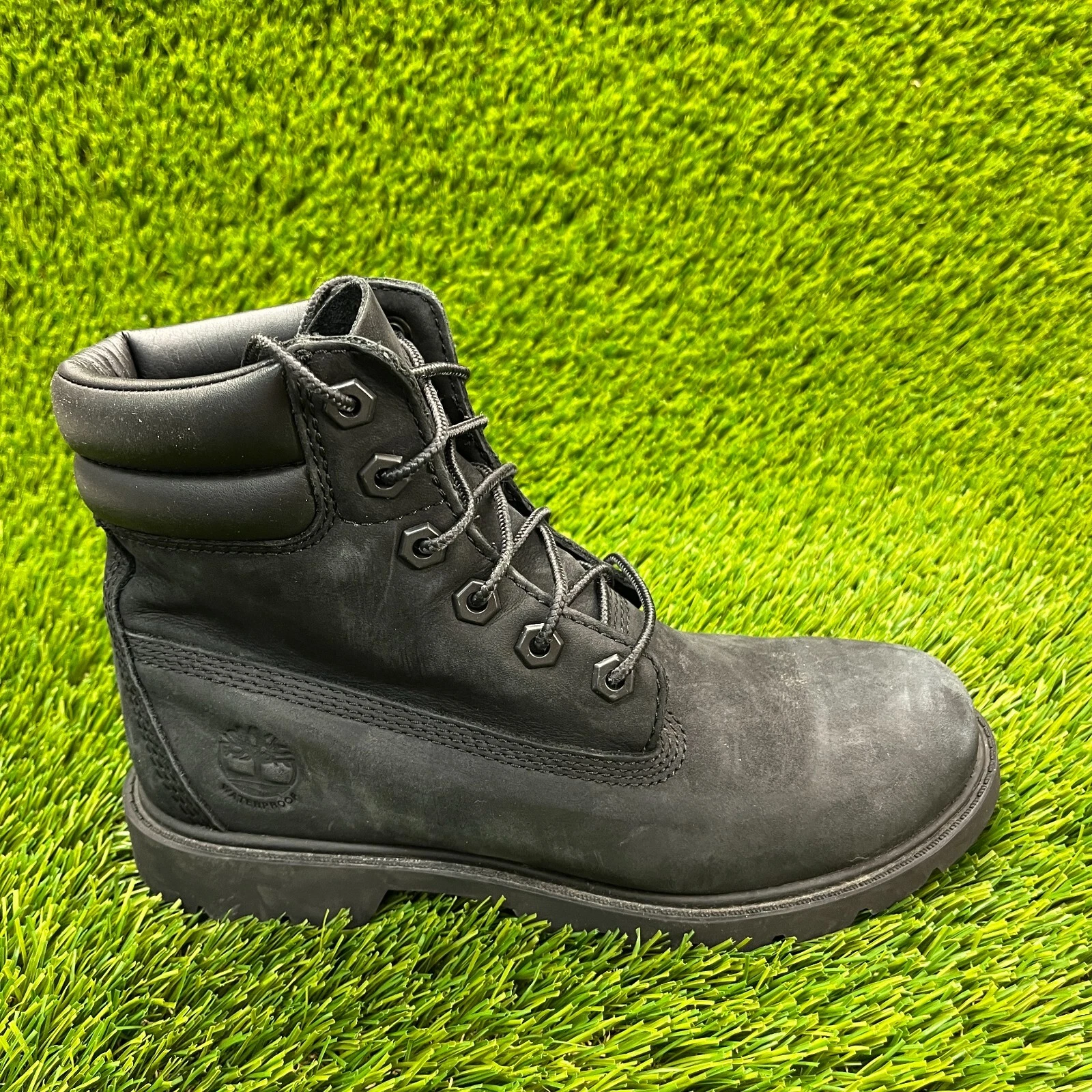 Timberland Linden Woods 6 pollici stivali da donna neri taglia 6 escursionismo outdoor passeggio