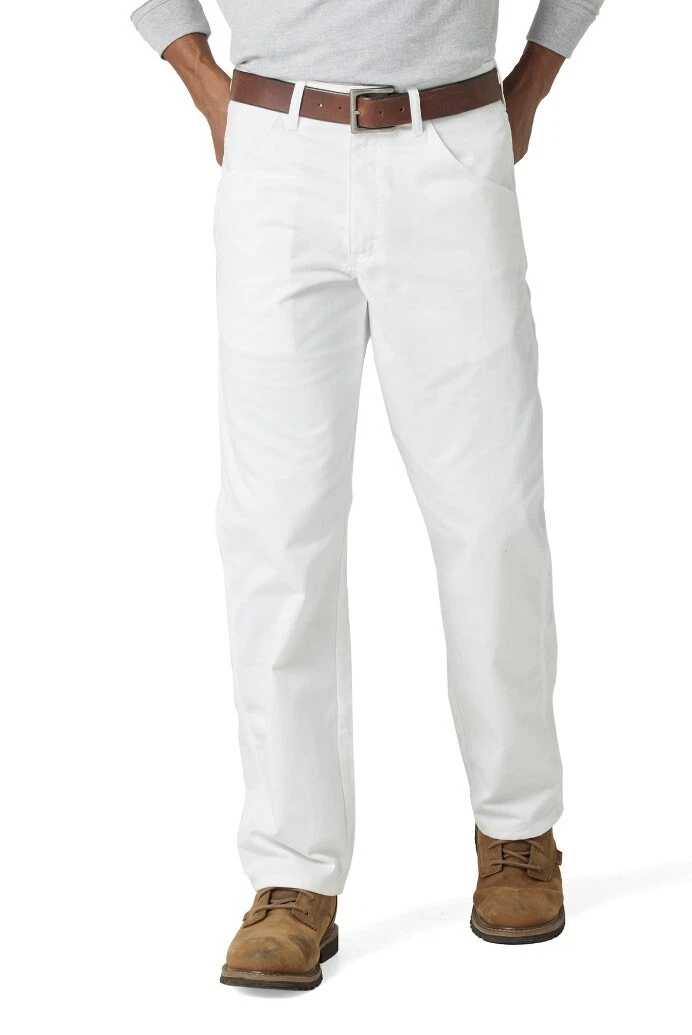 New WRANGLER Workwear Painter Pants White Men’s Size 42x30 New With Tag