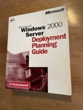 Microsoft Windows 2000 Server Deployment Planning Guide IT Professional Soft Cov