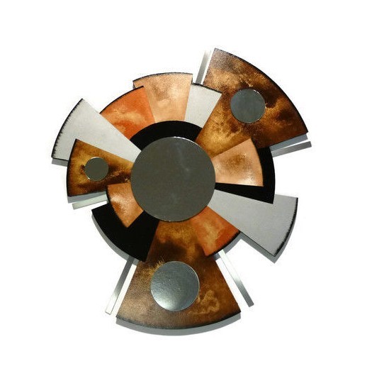 Zen Reflections Abstract Mirror Wall Sculpture, Mirror wall art, 30x24 by Art69