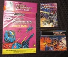 1984 Hasbro TRANSFORMERS 8 Loot Bags SEALED w/ Bonus