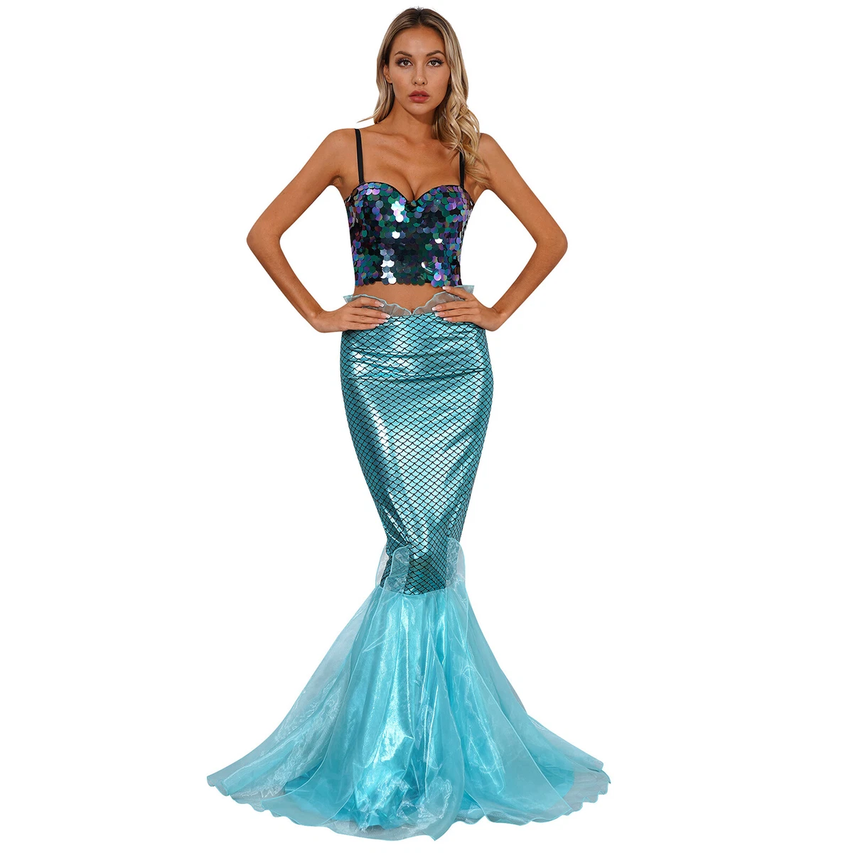 Mermaid cheap bustier top