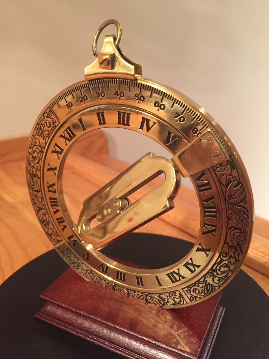 The Franklin Mint Universal Equinoctial Bright Brass VTG