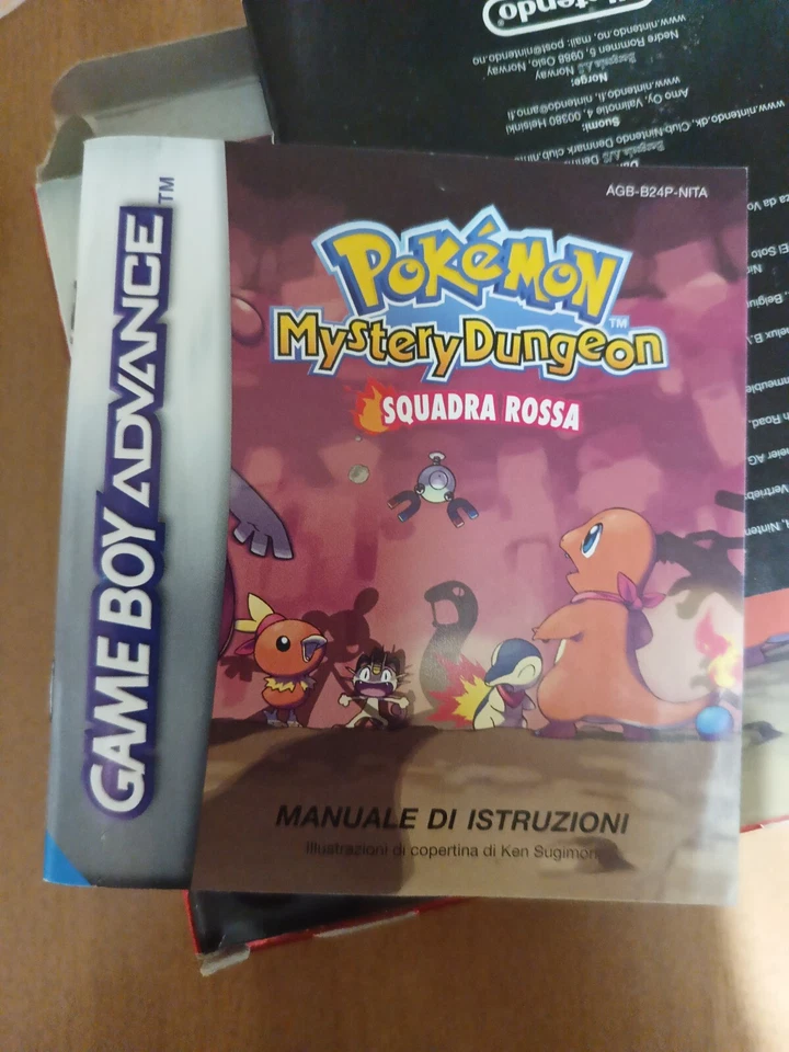 Pokémon Mystery Dungeon Squadra Rossa ITA Nintendo Game Boy Advance GBA PAL, foto 3 di 5