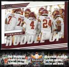 2022 Score #HU-WAS Washington Commanders Huddle Up Team Card