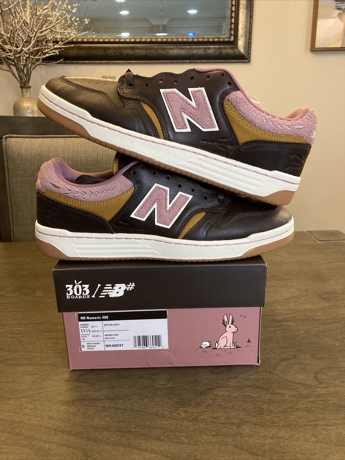 NB NUMERIC 480 x 303 BOARDS X JEREMY FISH (NM480FXT) SZ 11.5 DS REPUTABLE SELLER