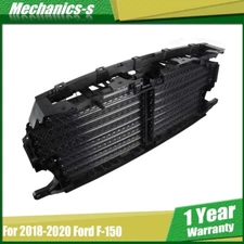 For 2018-20 Ford F-150 Upper Radiator Grille Air Shutter Control Assembly Black