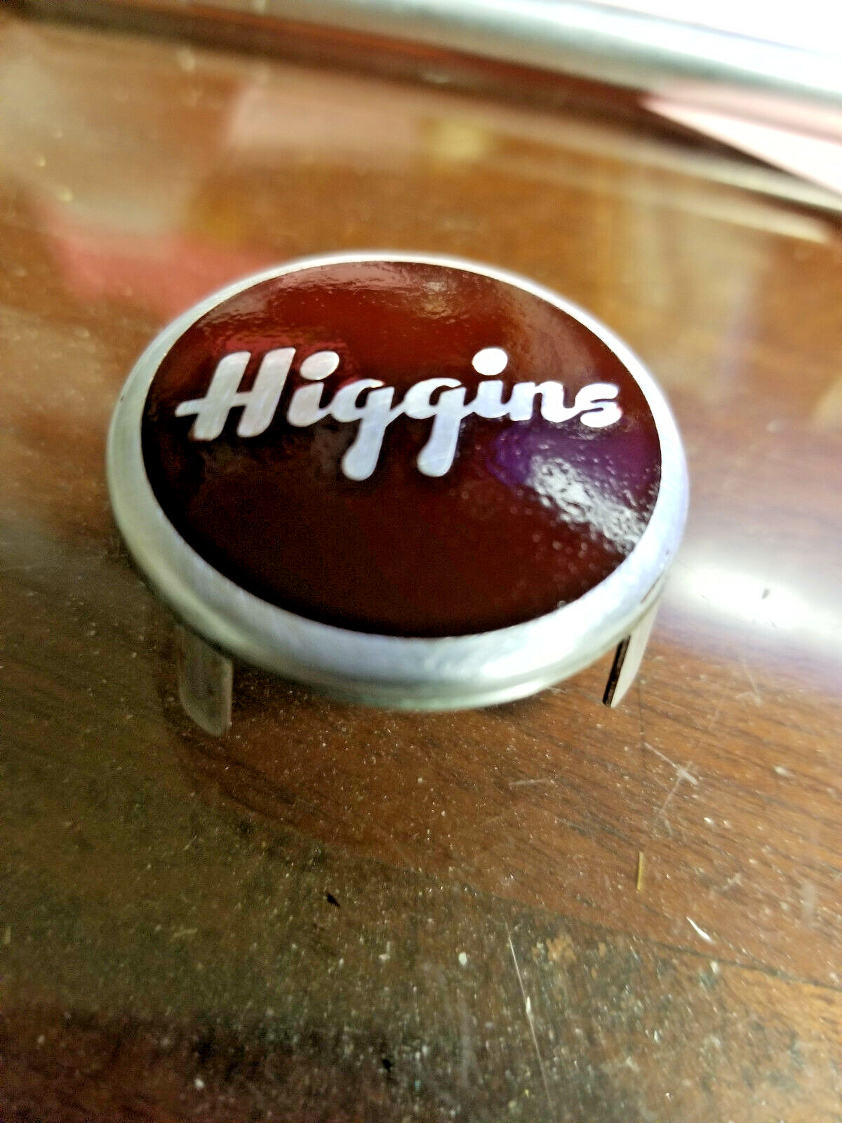 Higgins Boat Horn Button Medallion Emblem for Vintage Boats Etched