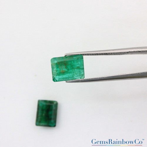 Natural Emerald Round, Oval, Octagon Faceted Loose Gemstones, Green Zambian #742 - Picture 22 of 29