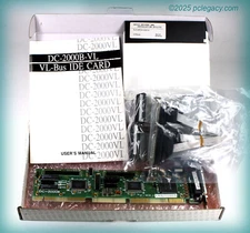 NEW— Promise 20230B VLB IDE-I/O Controller ORIGINAL Box, Manual, Drivers, Cables