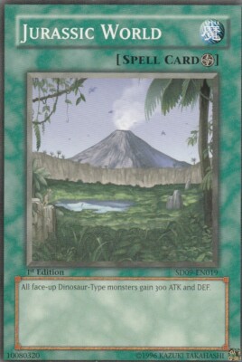A1399 YUGIOH SPELL CARD JURASSIC WORLD SD09-EN019 | eBay