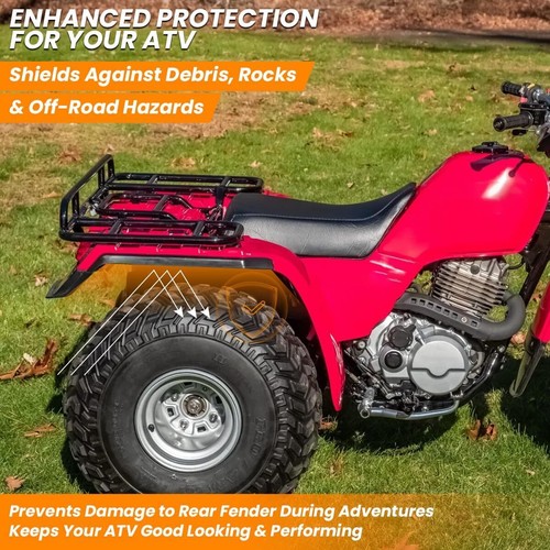 For 85-87 Honda Big Red 250 ATC250ES Rear Fender Molding Guards , 80113-HA0-013 - Picture 7 of 18