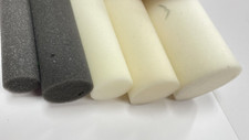 Perial Co White Bolster Foam Rolls 1 Inch Diameter 36 Inch Long