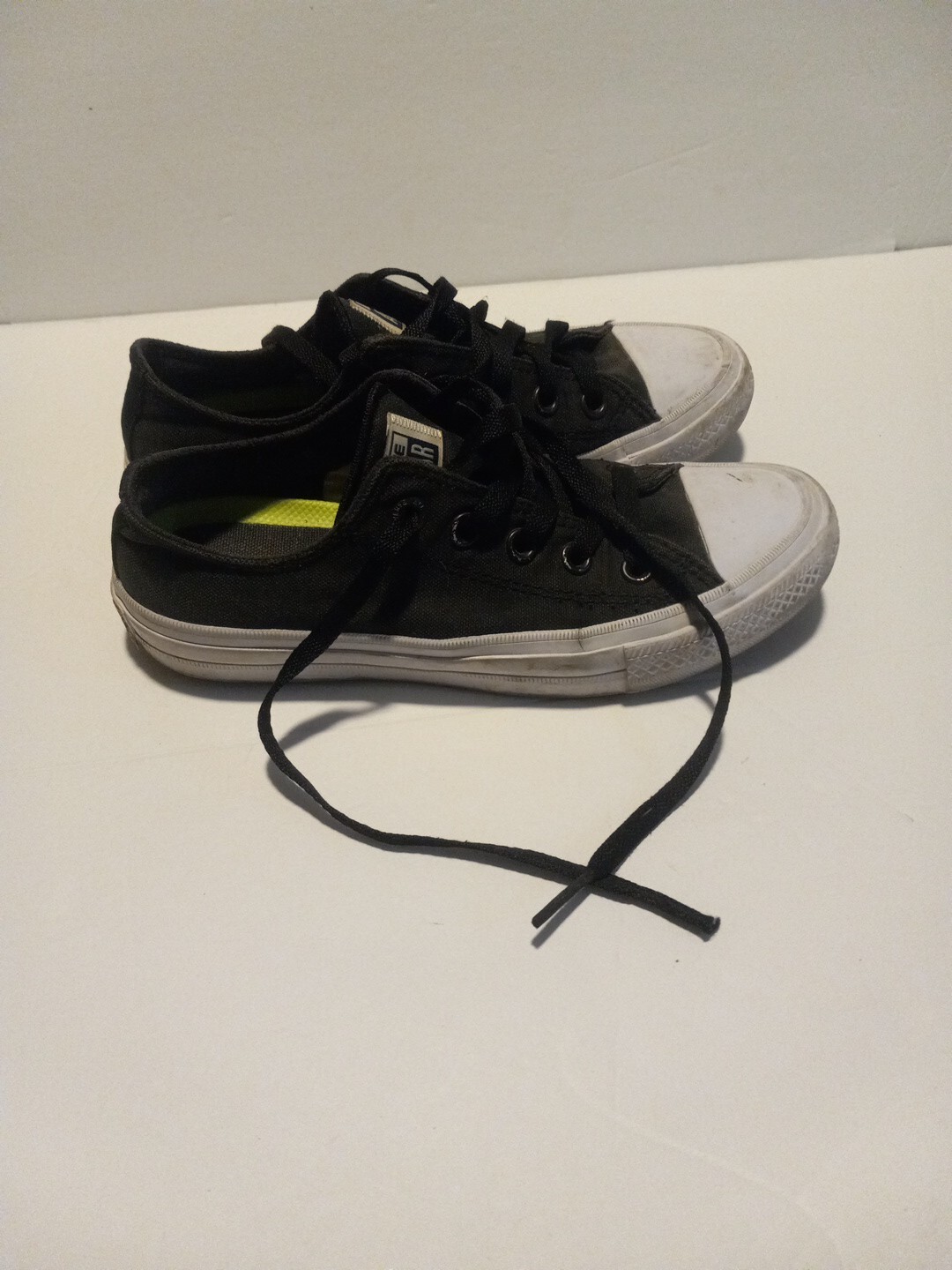 Converse All Star Lunarlon Girls Low Top Sneakers 150149C Size 4-image