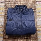 Ibex Woolaire Australian Merino Wool Full Zip Puffer Jacket Coat Blue Men’s Xl