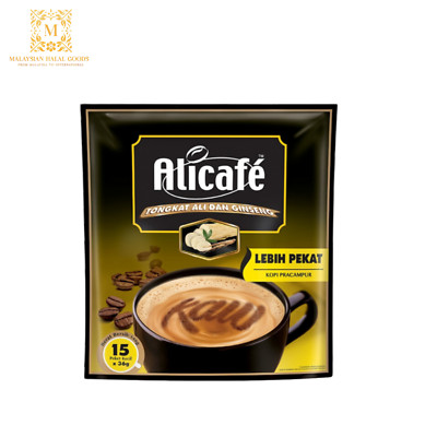 ALICAFE Instant Coffee Lebih Pekat  15 Sachets - Halal Certified Malaysia