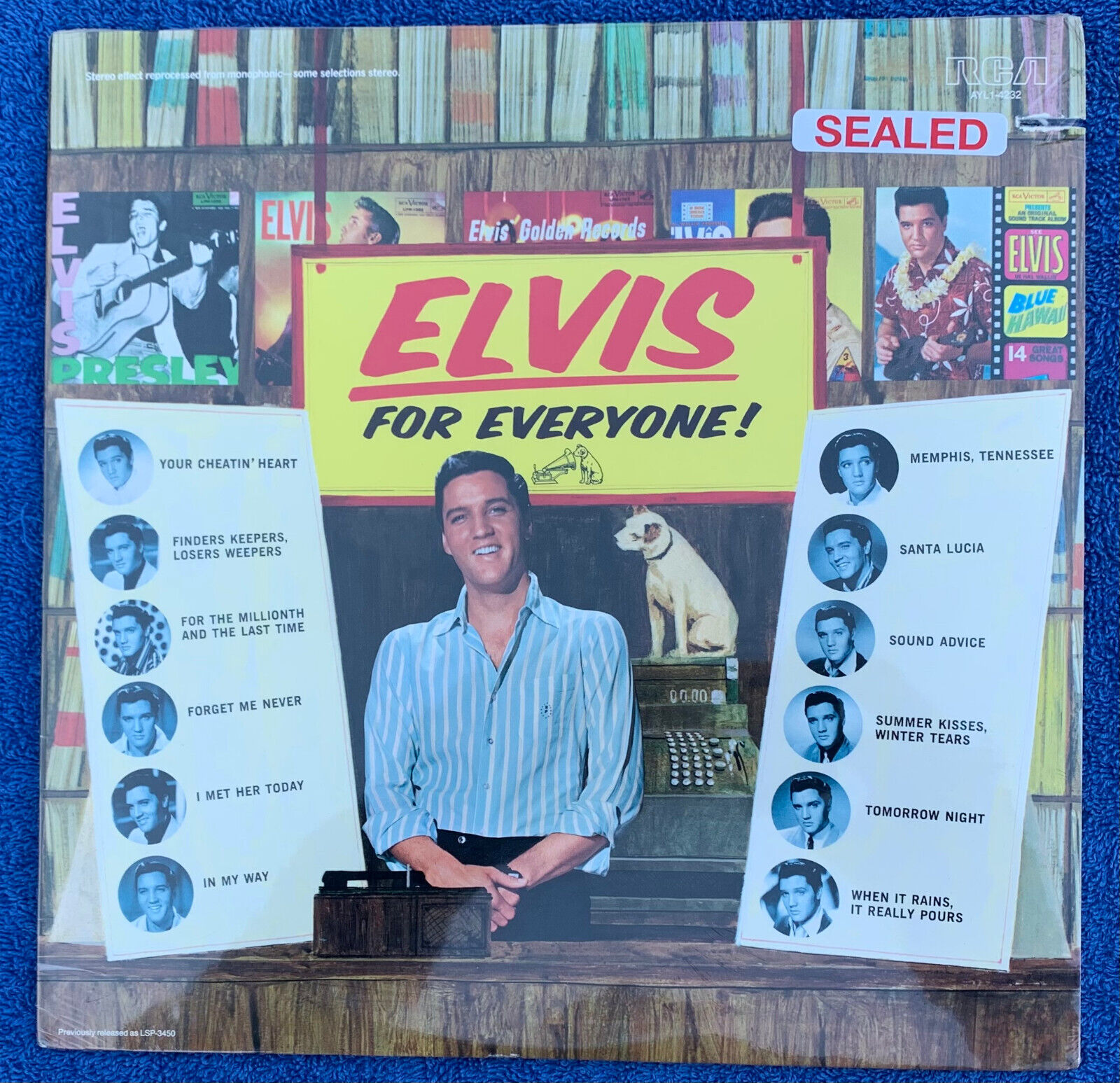 SEALED!! Elvis Presley Elvis For Everyone! 1982 Vinyl LP BRAND NEW!! Jordanaires