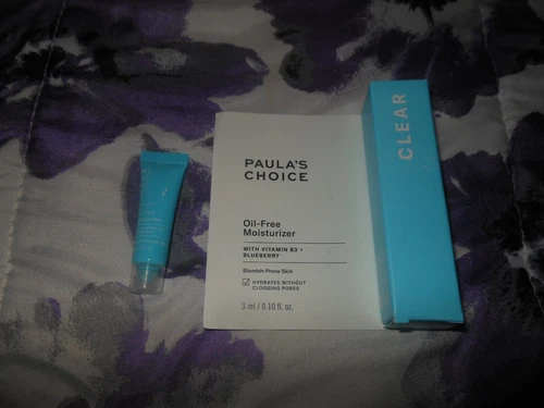 PAULA'S CHOICE OIL FREE MOISTURIZER VITAMIN B3 TRAVEL SIZE 0.10 CLEAR NIB SEALED