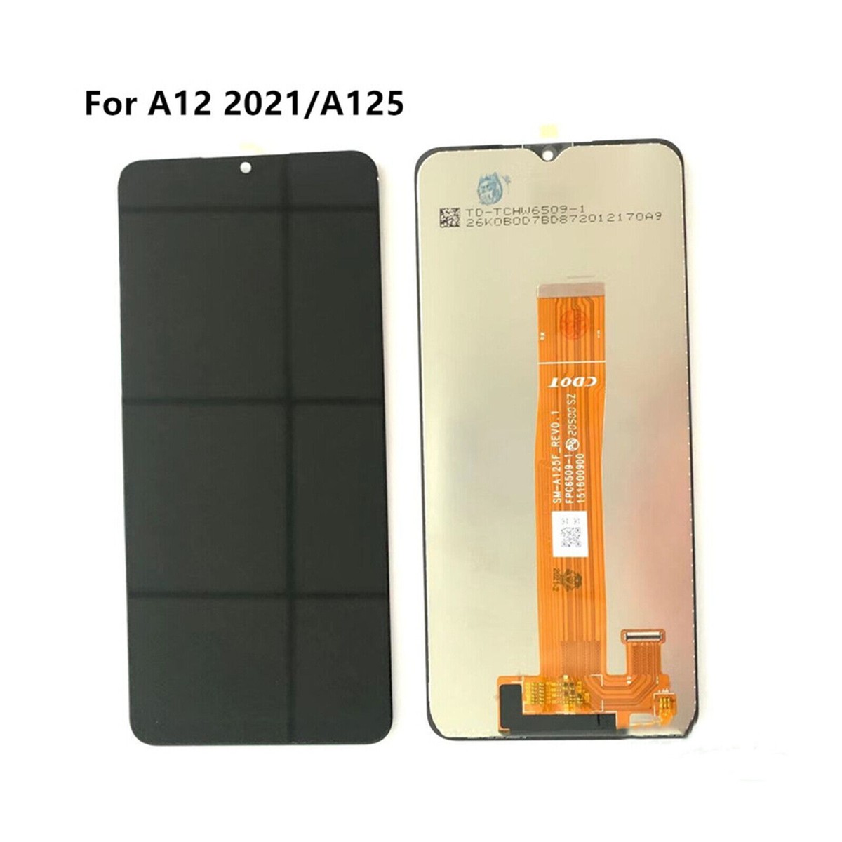 For Samsung A12 2021 A125 LCD Touch Screen Assembly Replacement Phone  Screen