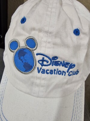 Disney Vacation Club White Logo Baseball Hats s-l400.jpg main image 2