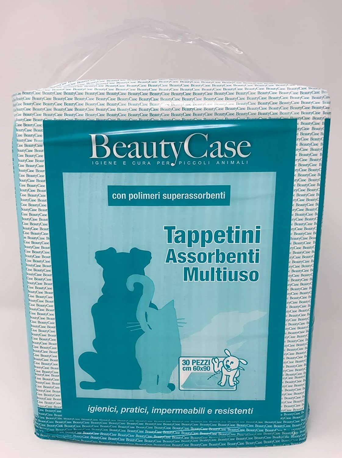 BEAUTYCASE TAPPETINI ASSORBENTI Multiuso 60x90-4 Confezioni - 120 TAPPETINI