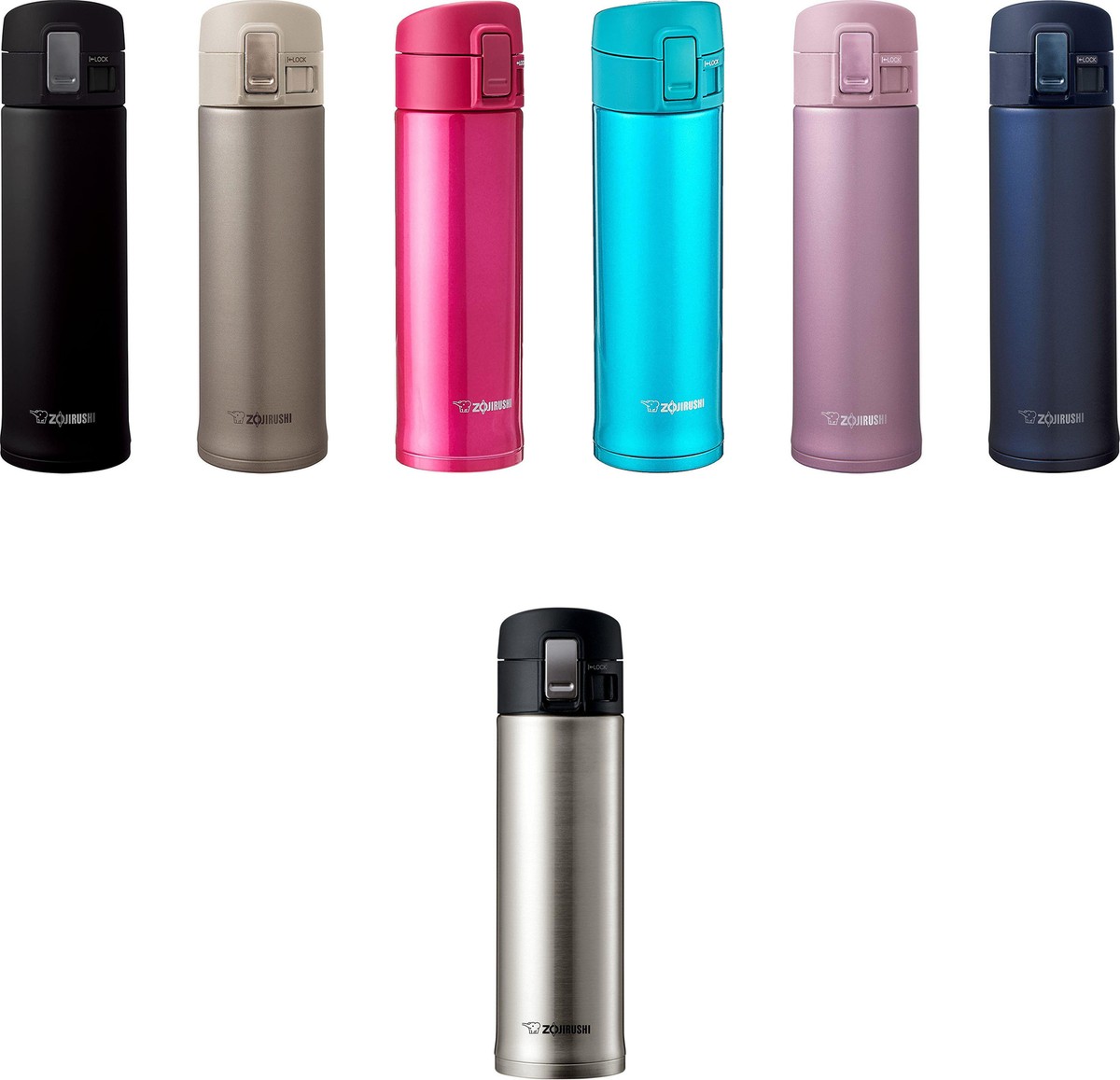 Zojirushi SM-KHE 12/16oz Stainless Steel Vacuum Insulated Travel
