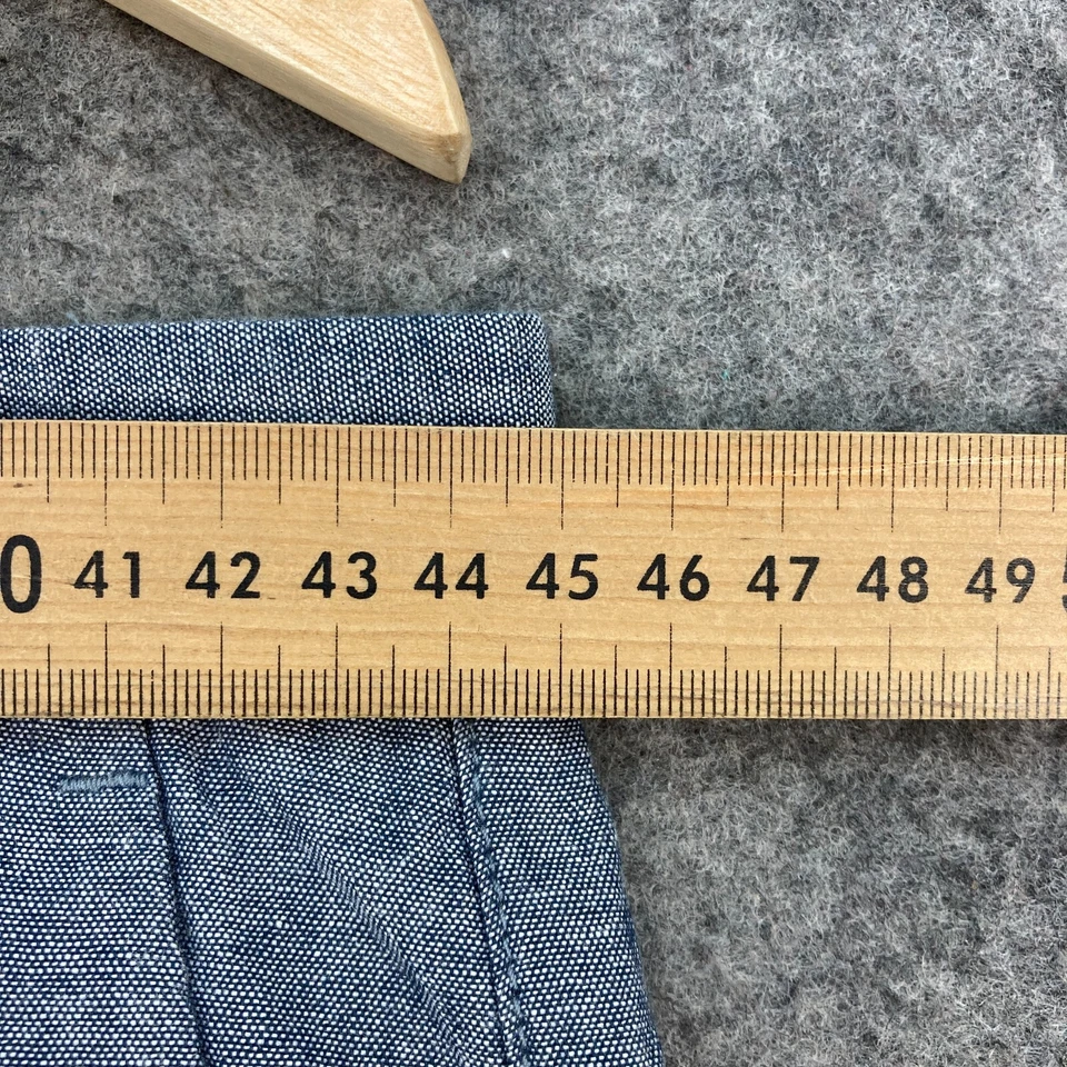 Calça masculina Giordano tamanho 34 cinza perna reta cintura média zíper regular 18728 - Imagem 4 de 4