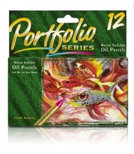 NEW Crayola Portfolio Series Oil Pastels - For Wet or Dry Work - 12 Vivid Colors