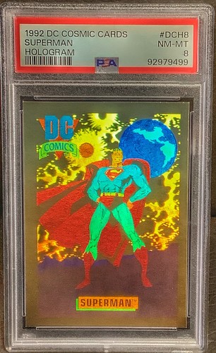 1992 DC Cosmic Cards Superman Holograma Clark Kent Lois Lane PSA Cómic Lote Icónico - Imagen 6 de 8
